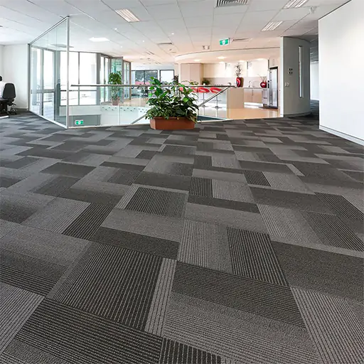 Modular Commercial Carpet Squares for Office Flooring