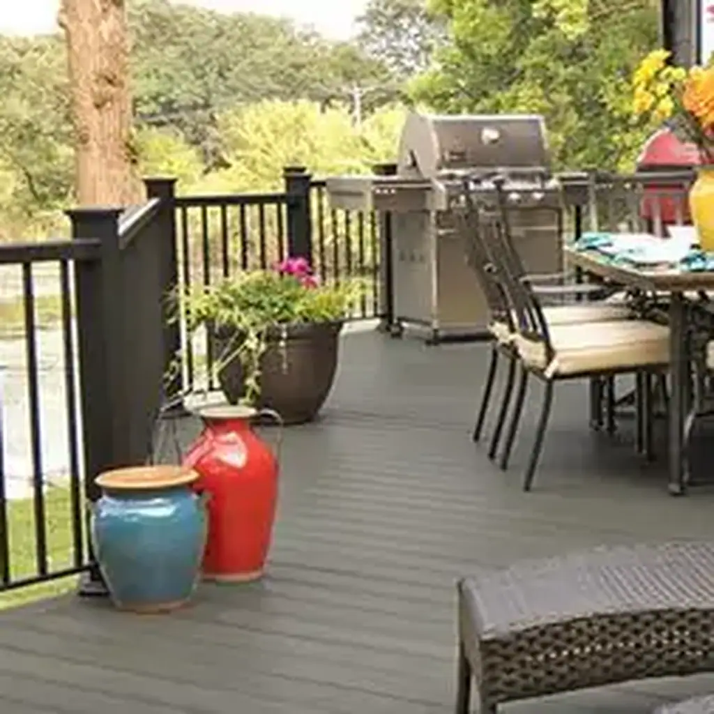 Patio and Decking French Door Integration at Building 9