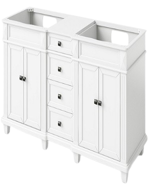 60 Inch Double Bowl Solid Wood Bathroom Vanity
