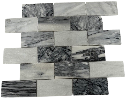 Talento Grey Natural Marble Mosaic Tile