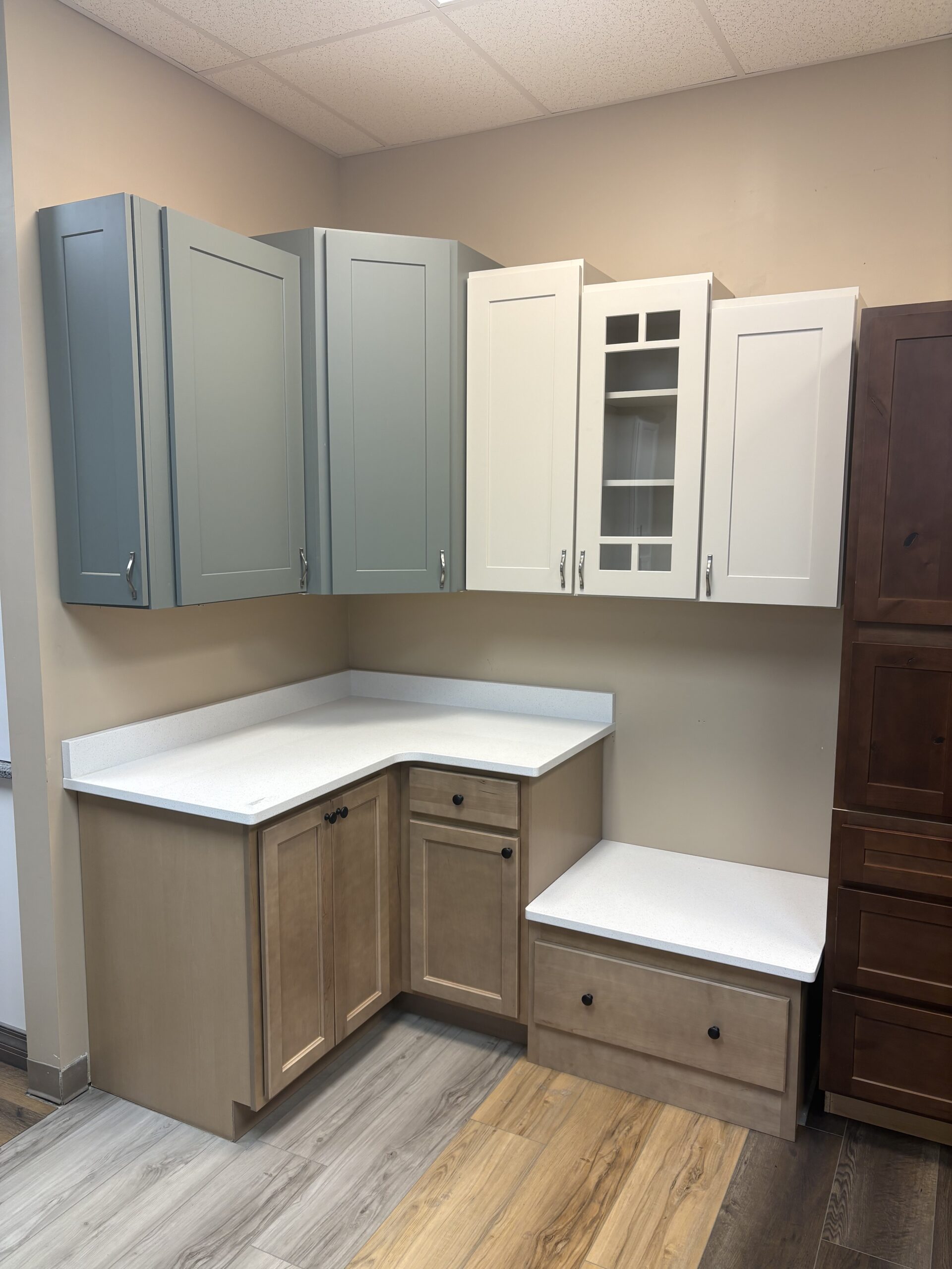 White Shaker Kitchen Cabinet Installation