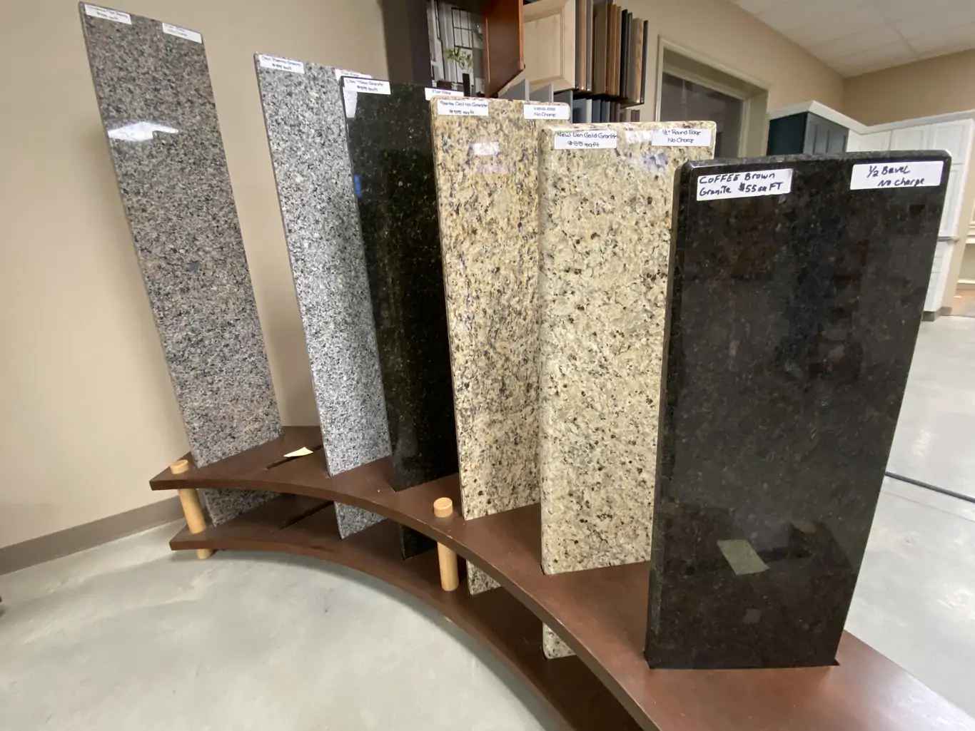 Laminate countertop section with integrated back-splash
