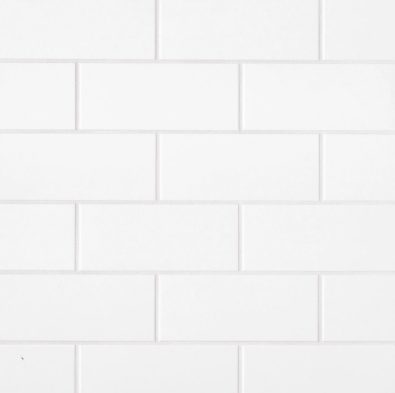4x10 White Subway Wall Tile