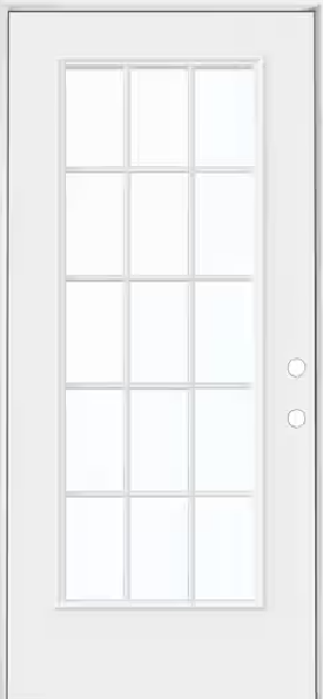 15-Lite Fullview Steel Exterior Door