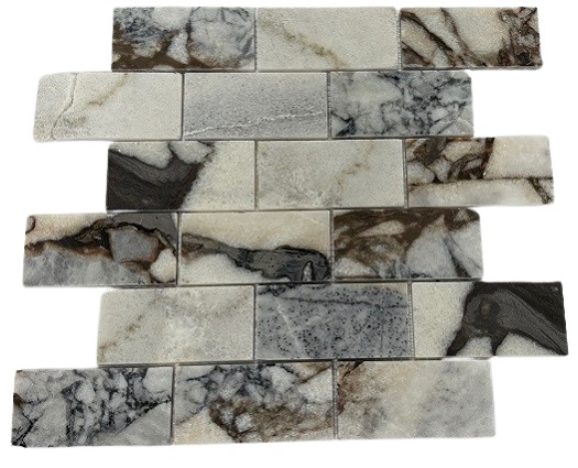 Talento Brown Natural Marble Mosaic Tile